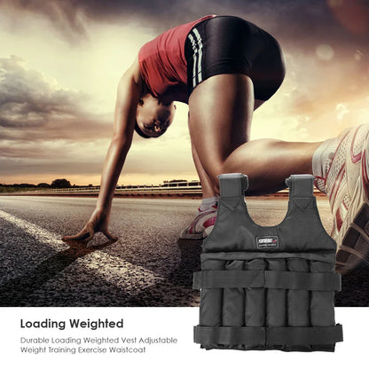 Adjustable Weighted Vest for Fitness Training-2