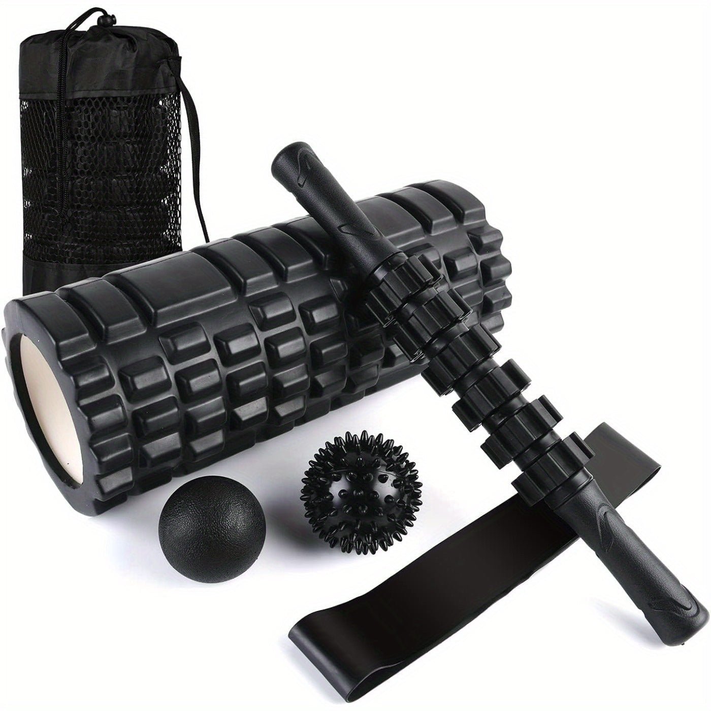 6 - in - 1 Ultimate Fitness Bundle(Black) - Safe & Secure Health & Fitness