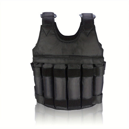 Adjustable 50kg Weighted Vest for Fitness Training - Safe & Secure Health & Fitness
