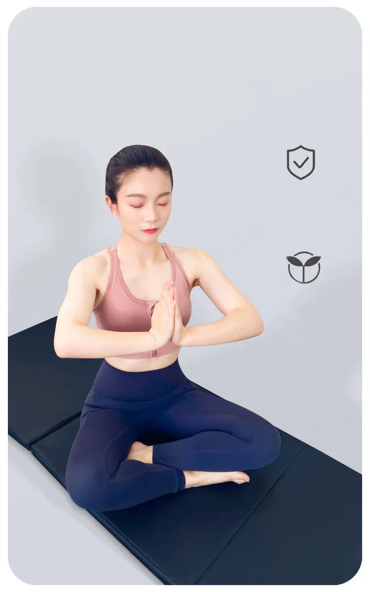Tri - Fold Fitness Mat - Safe & Secure Health & Fitness