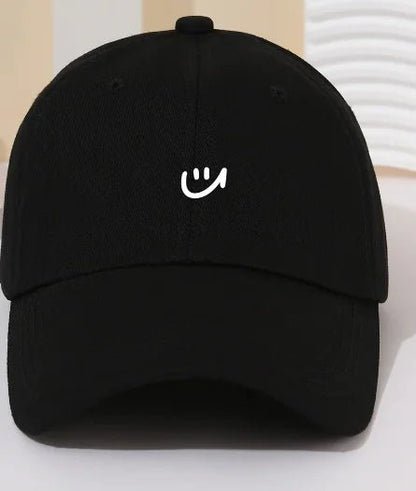 Vibes Baseball Cap with Smiley Face Design (One Piece) - Safe & Secure Health & Fitness
