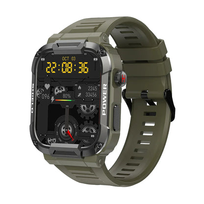 Men’s Smart Watch Waterproof Fitness Tracker (Green)-0