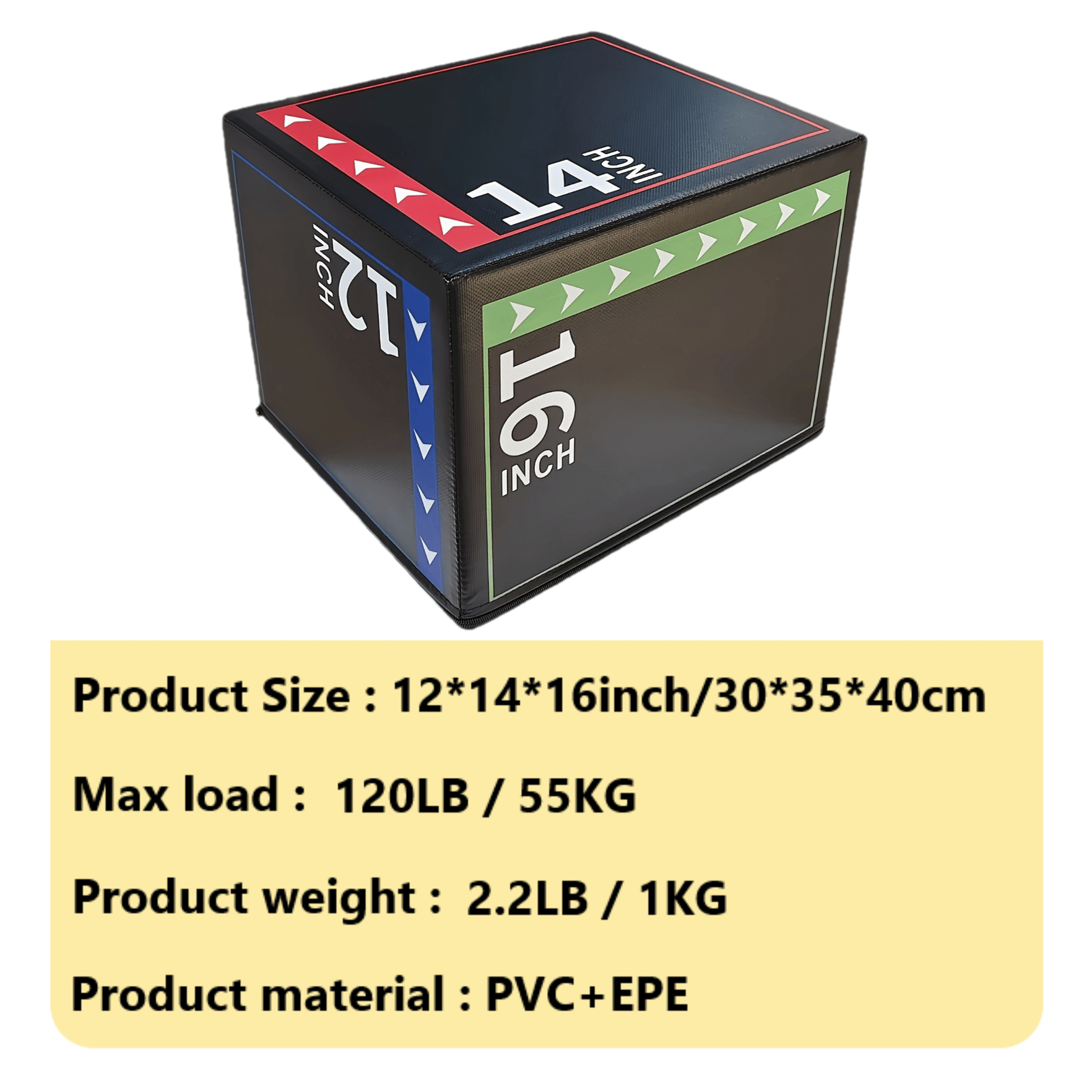 Fitness Jump Box PVC Foam Training-4