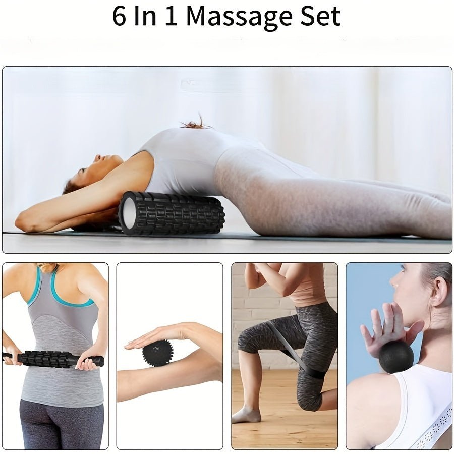 6 - in - 1 Ultimate Fitness Bundle(Black) - Safe & Secure Health & Fitness