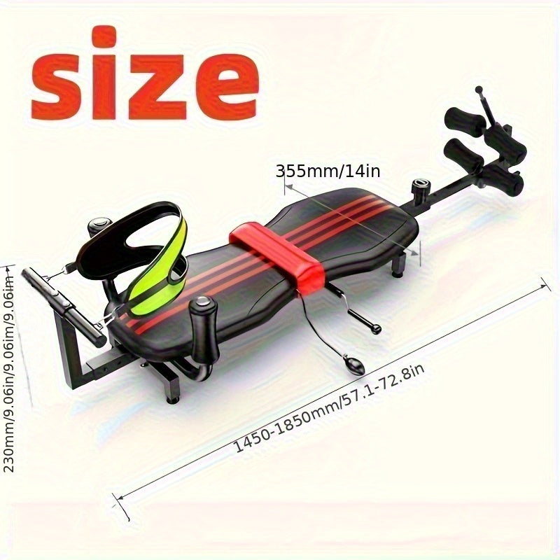 Fitness Stretcher Adjustable Waist Foot Pad Machine-1