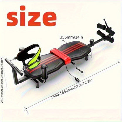 Fitness Stretcher Adjustable Waist Foot Pad Machine-1