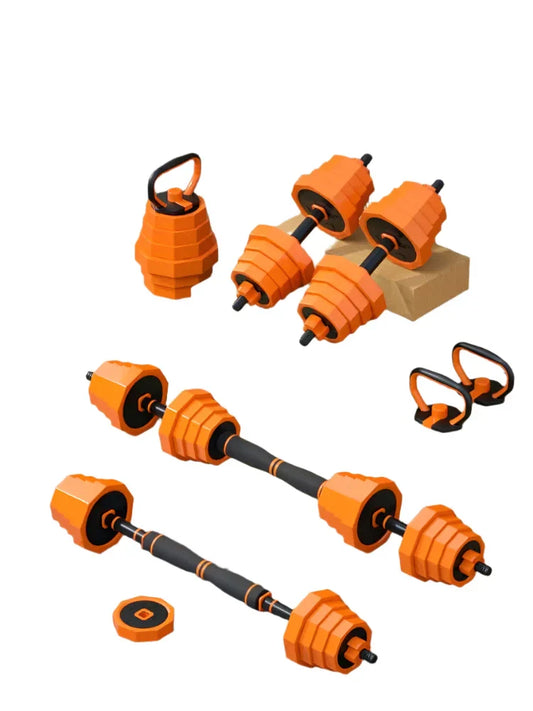 4-in-1 Adjustable Dumbbell Fitness Equipment-0