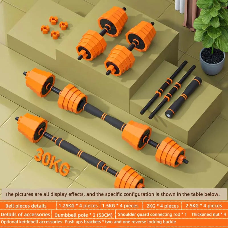 4-in-1 Adjustable Dumbbell Fitness Equipment-2