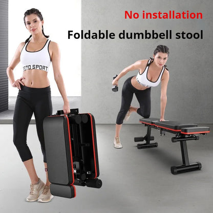 Multifunctional Folding Fitness Bench Stool-1