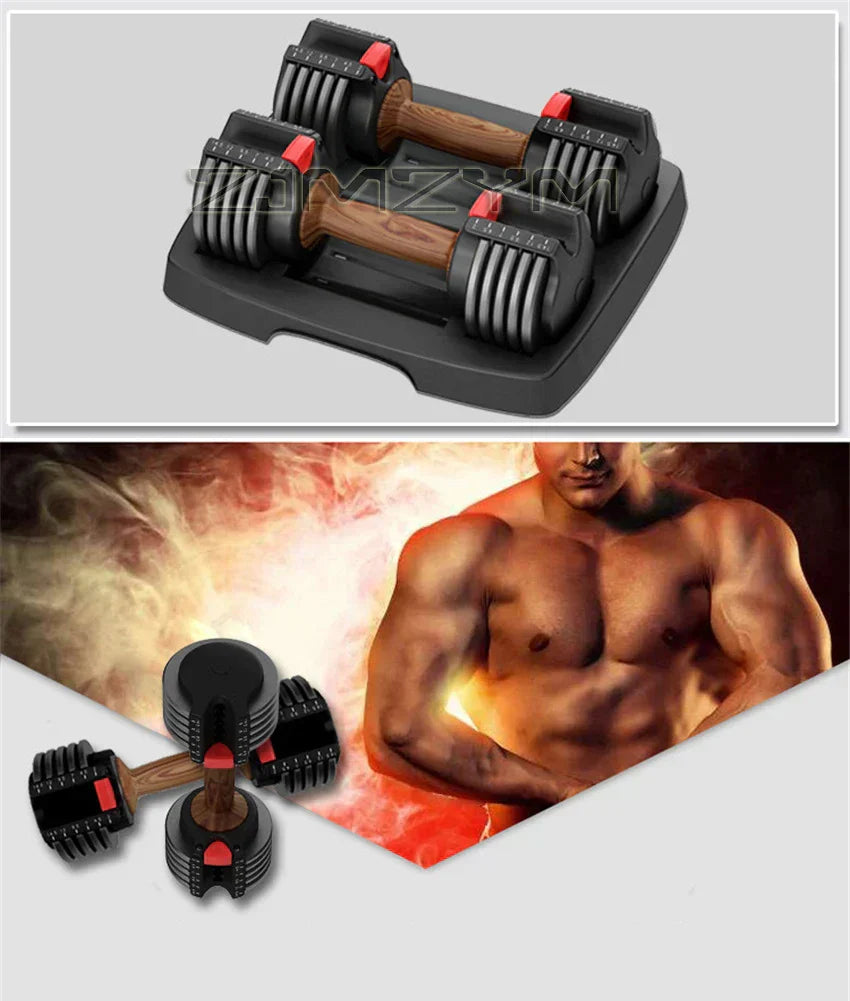 Adjustable Dumbbell Set for Home Fitness Equipment-2