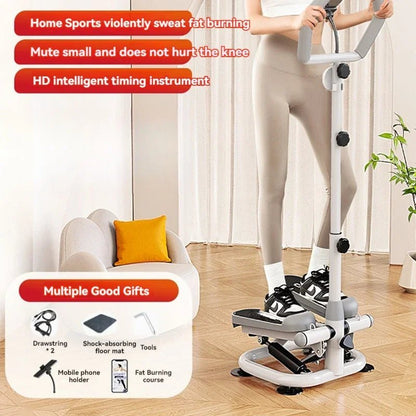 Silent Handrail Stepper for Home Fitness - Safe & Secure Health & Fitness