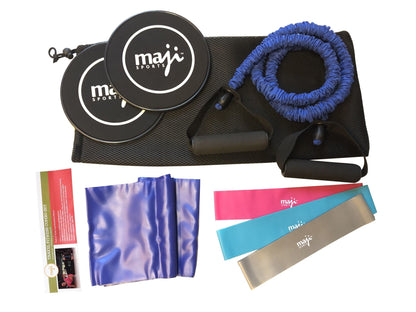 Jute Premium ECO Fitness, pilates, Yoga Mat + Fitness Bundle - Safe & Secure Health & Fitness