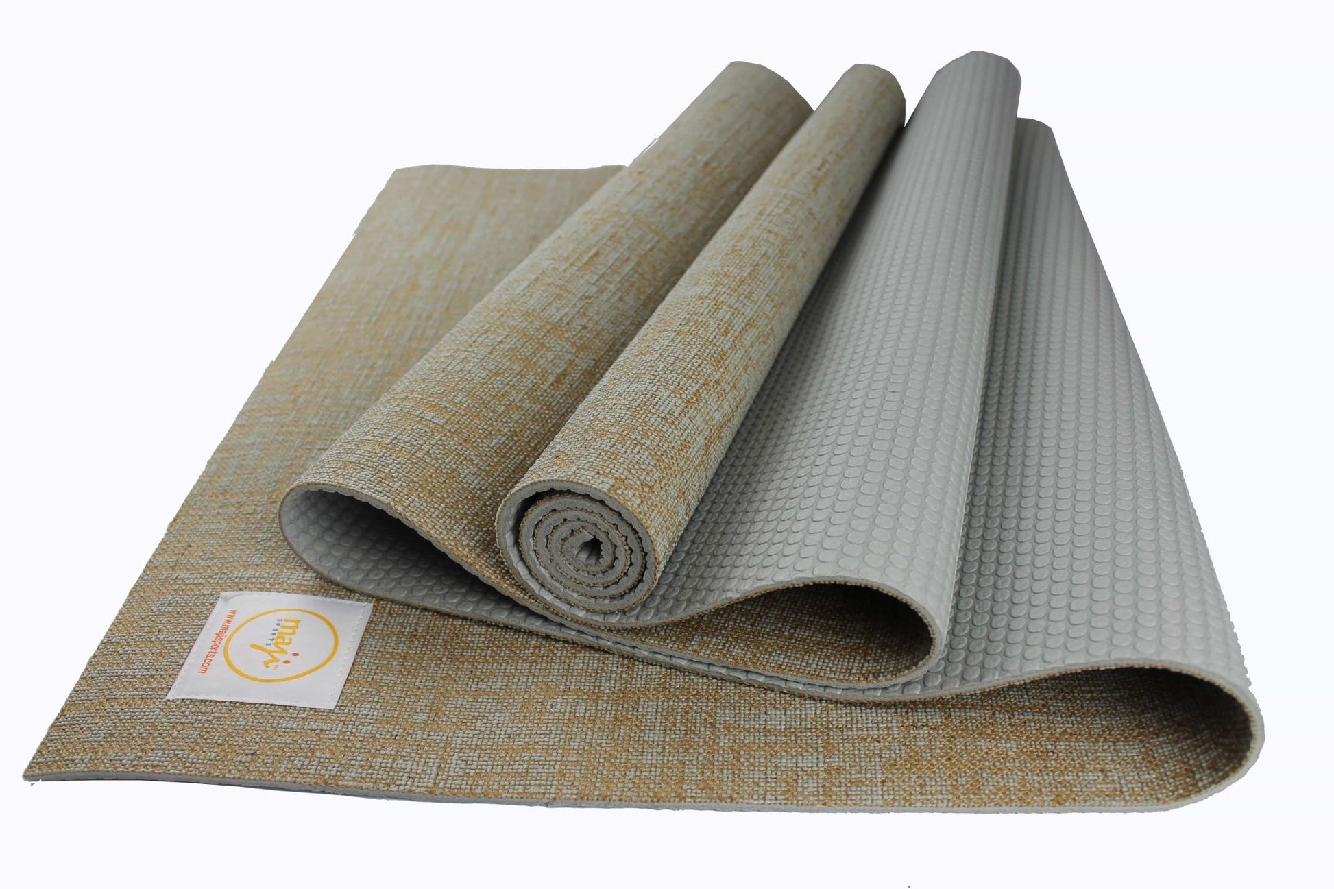 Jute Premium ECO Fitness, pilates, Yoga Mat + Fitness Bundle - Safe & Secure Health & Fitness
