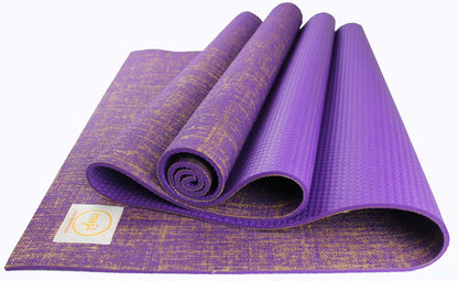 Jute Premium ECO Fitness, pilates, Yoga Mat + Fitness Bundle - Safe & Secure Health & Fitness
