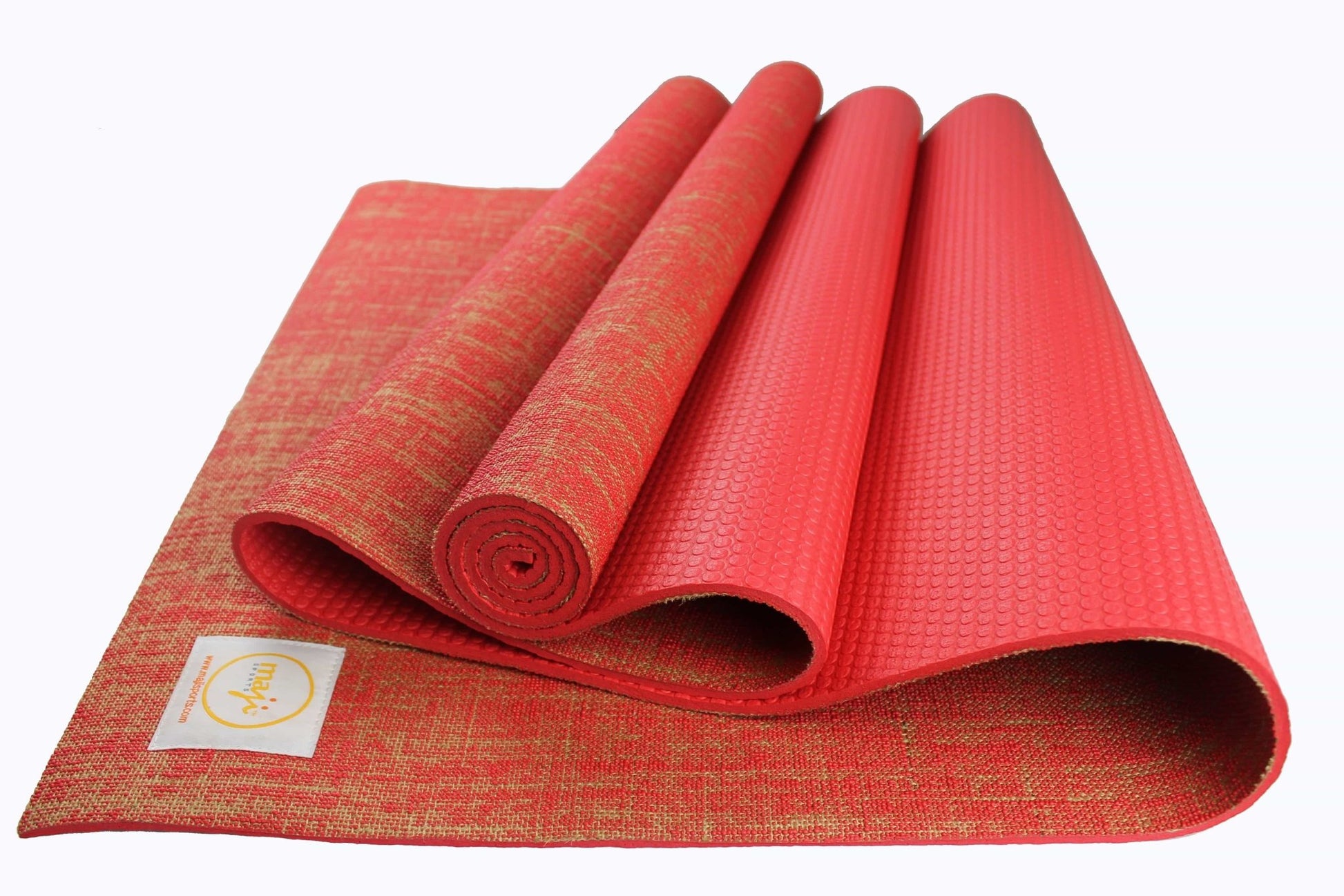 Jute Premium ECO Fitness, pilates, Yoga Mat + Fitness Bundle - Safe & Secure Health & Fitness