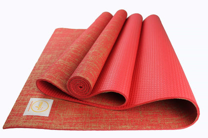 Jute Premium ECO Fitness, pilates, Yoga Mat + Fitness Bundle - Safe & Secure Health & Fitness