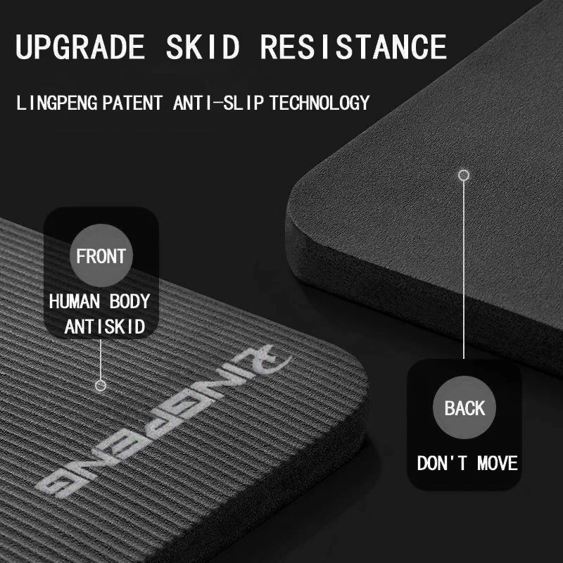 Long Non - Slip Men's Fitness Mat - Safe & Secure Health & Fitness