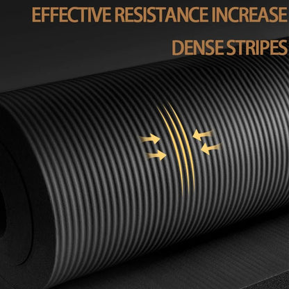 Long Non - Slip Men's Fitness Mat - Safe & Secure Health & Fitness