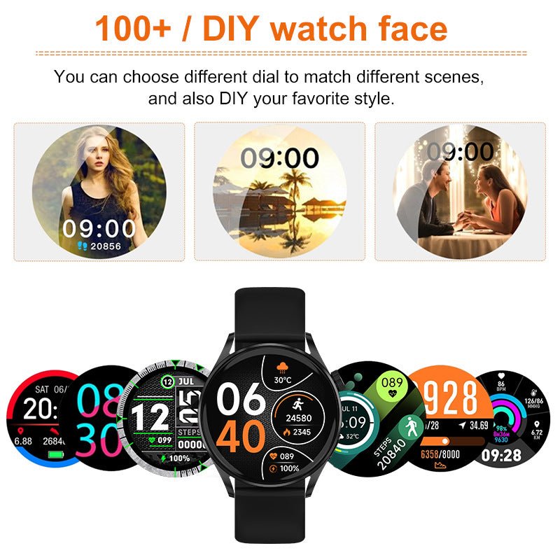 Smart Watch Fitness Tracker with Heart Rate Blood Oxygen Blood Pressure Sleep Monitor 100 Sports Modes Step Calorie Counter Activity Health Trackers IP68 Waterproof - Safe & Secure Health & Fitness