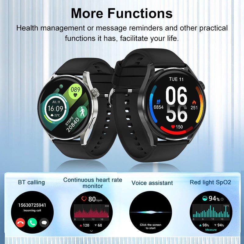 Smart Watch Fitness Tracker with Heart Rate Blood Oxygen Blood Pressure Sleep Monitor 100 Sports Modes Step Calorie Counter Activity Health Trackers IP68 Waterproof - Safe & Secure Health & Fitness