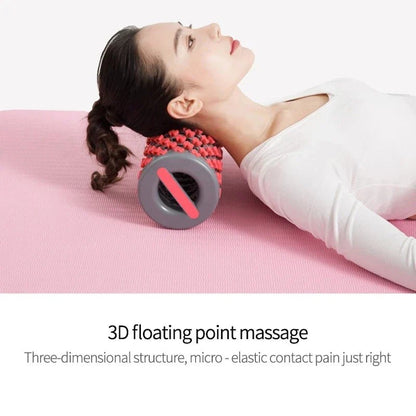 Roller Yoga Foam Massage Fitness (Red) - Safe & Secure Health & Fitness