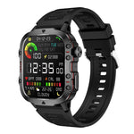 Smart Watch Fitness Bluetooth Call Waterproof (Black) - Safe & Secure Health & Fitness
