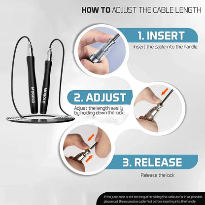 Professional Speed Jump Rope for Gym Fitness - Safe & Secure Health & Fitness