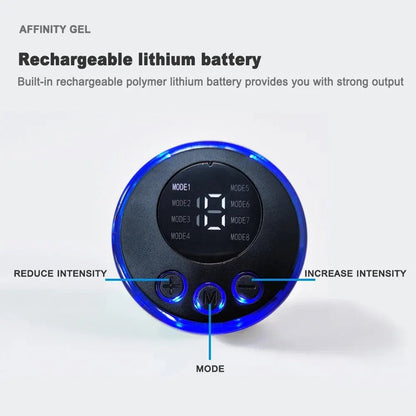 Abdominal Muscle Trainer EMS Fitness Belt Blue - Safe & Secure Health & Fitness