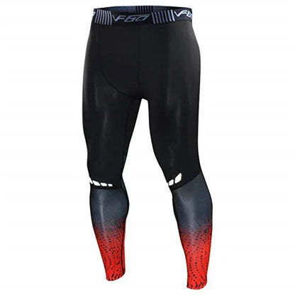Men's Quick - Dry Compression Running & Fitness Leggings - Safe & Secure Health & Fitness
