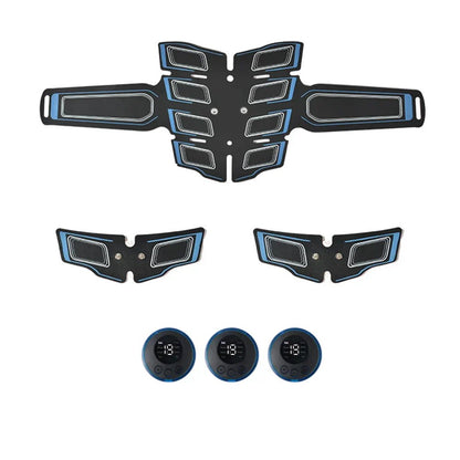 Abdominal Muscle Trainer EMS Fitness Belt Blue - Safe & Secure Health & Fitness