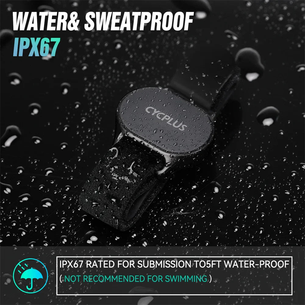 Heart Rate Monitor Armband Bluetooth 5.1 ANT Fitness Sensor Black - Safe & Secure Health & Fitness