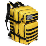 45L Tactical Fitness Backpack Molle Rucksack Yellow-0