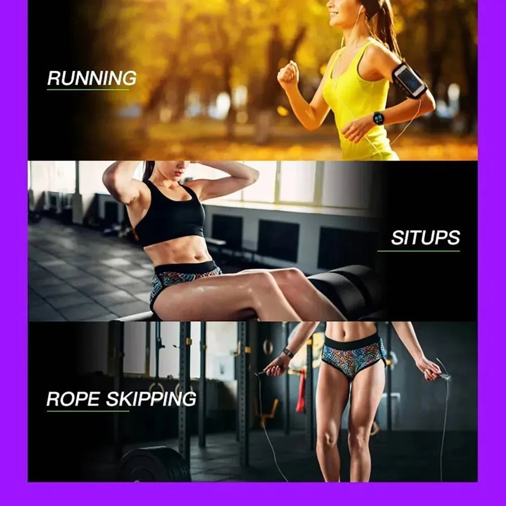 Smartwatch Fitness Tracker with Heart Rate Monitor - Safe & Secure Health & Fitness