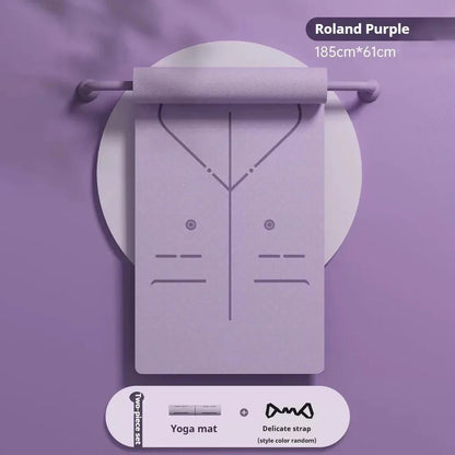 Anti - Slip Yoga Mat for Home Fitness - Safe & Secure Health & Fitness