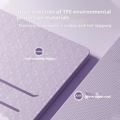 Anti - Slip Yoga Mat for Home Fitness - Safe & Secure Health & Fitness