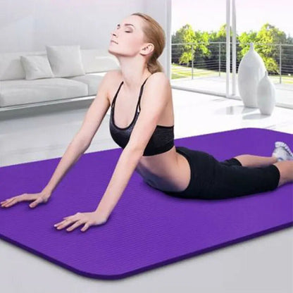 Thick Non - Slip Yoga Mat for Fitness - Safe & Secure Health & Fitness