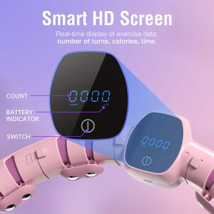 Smart Fitness Hoop with HD Counter Display - Safe & Secure Health & Fitness