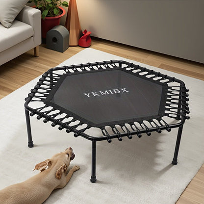 Hexagonal Fitness Trampoline Quiet Bounce Home Gym - Safe & Secure Health & Fitness