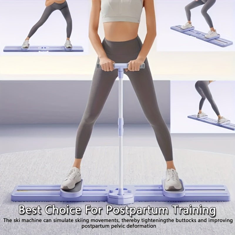 5 - in - 1 Fitness Core Trainer with Handles & Wheels - Safe & Secure Health & Fitness