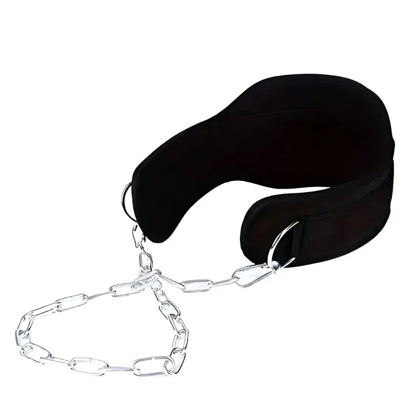 1pc Fitness Weighted Belt with Chain - Black - Safe & Secure Health & Fitness