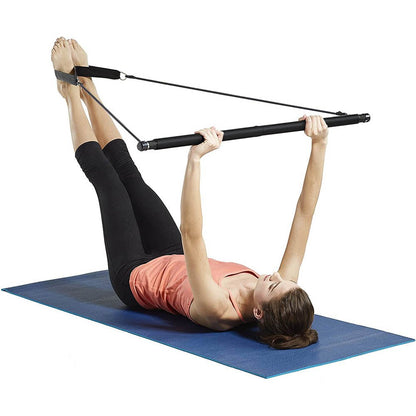 Fitness bar with rubber band - Safe & Secure Health & Fitness