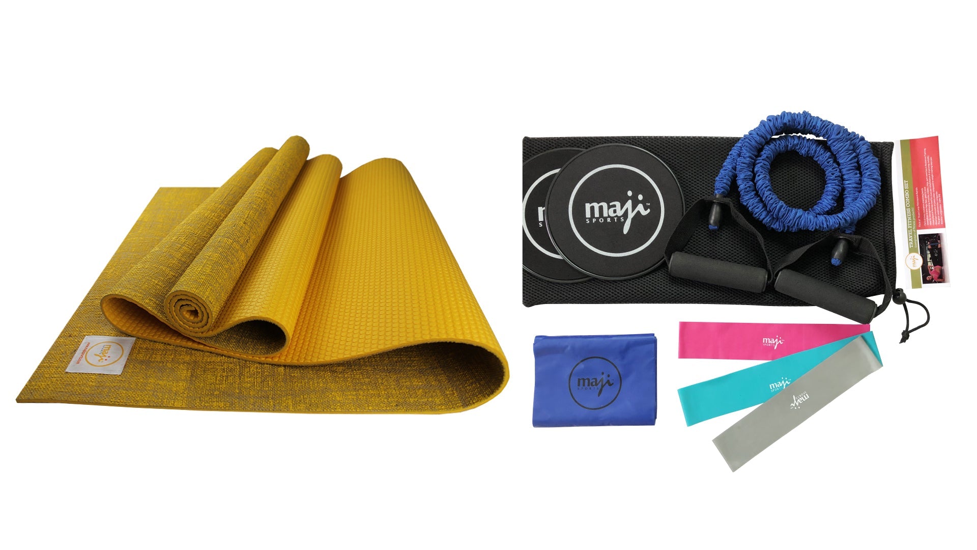 Jute Premium ECO Fitness, pilates, Yoga Mat + Fitness Bundle - Safe & Secure Health & Fitness