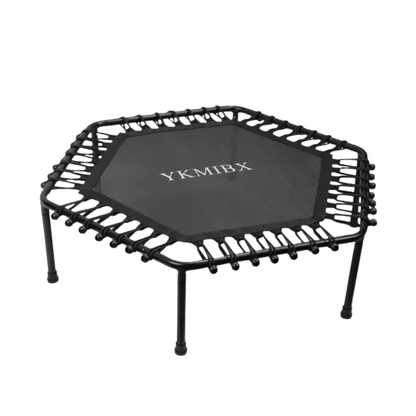 Hexagonal Fitness Trampoline Quiet Bounce Home Gym - Safe & Secure Health & Fitness